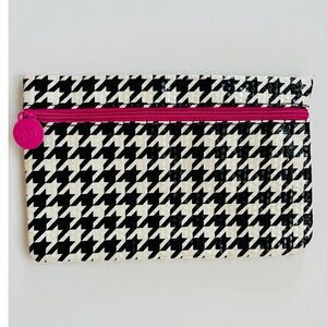 Ipsy Women’s Black White Makeup Glam Bag Organizer Pouch